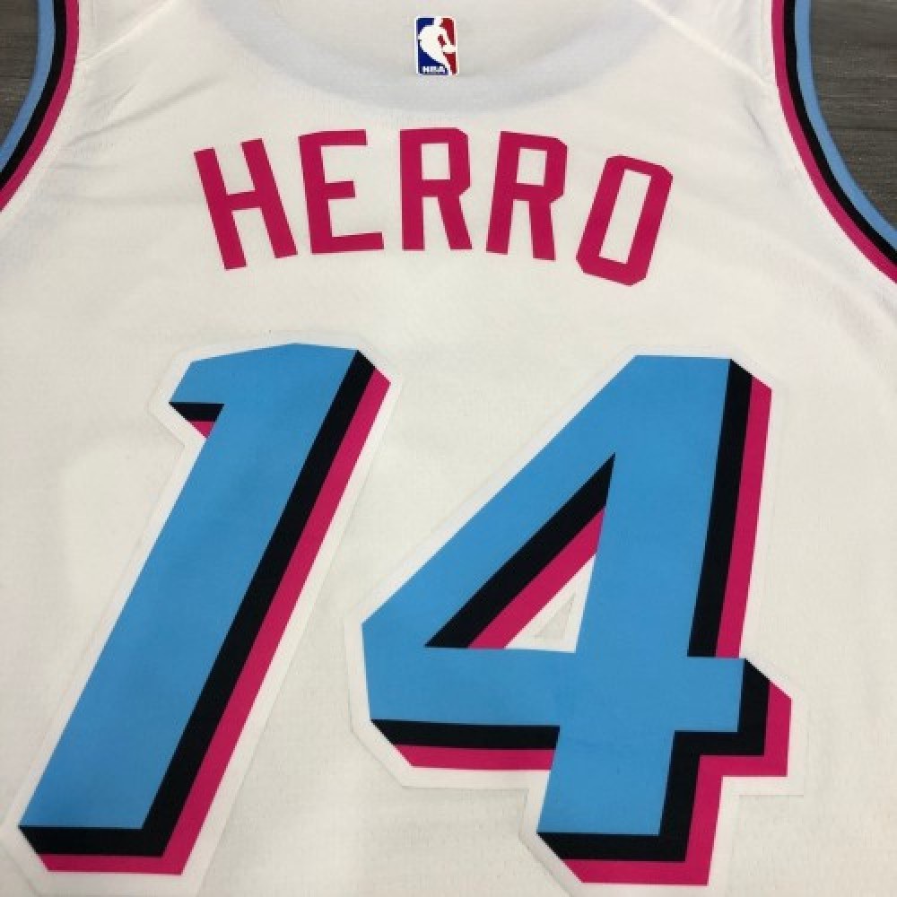Men's Miami Heat Tyler Herro #14 White 19-20 Swingman Jersey - City Edition-Pro Kit Vault | Brand New 26/27 Sports Jerseys